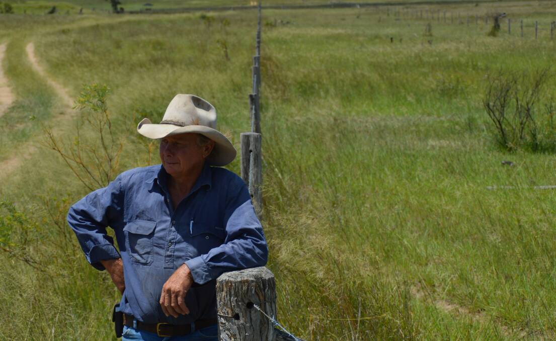 Uncertain future: Ivan Hay, Canadian Vale, Taroom, said he could not understand AgForce's support for the select few landowners who wished to revert to an infested tick status, effectively allowing the tick line to move south.