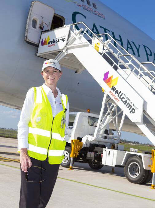 High Flyer: Sara Hales, general manager Toowoomba Wellcamp Airport.  