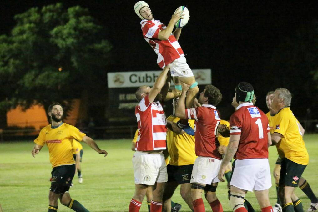 Some of the action from the second match between St George and Cunnamulla. Picture: Karen Beardmore