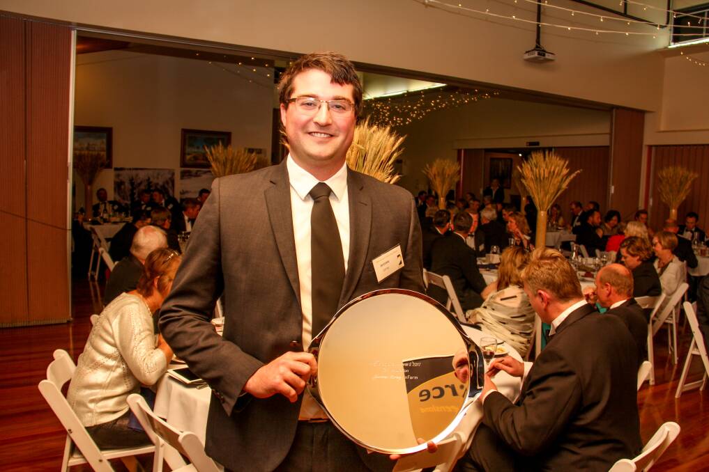 Jerome Leray, Goondiwindi was awarded the Innovation in Ag award at the Queensland Grains Gala Dinner last Friday. 