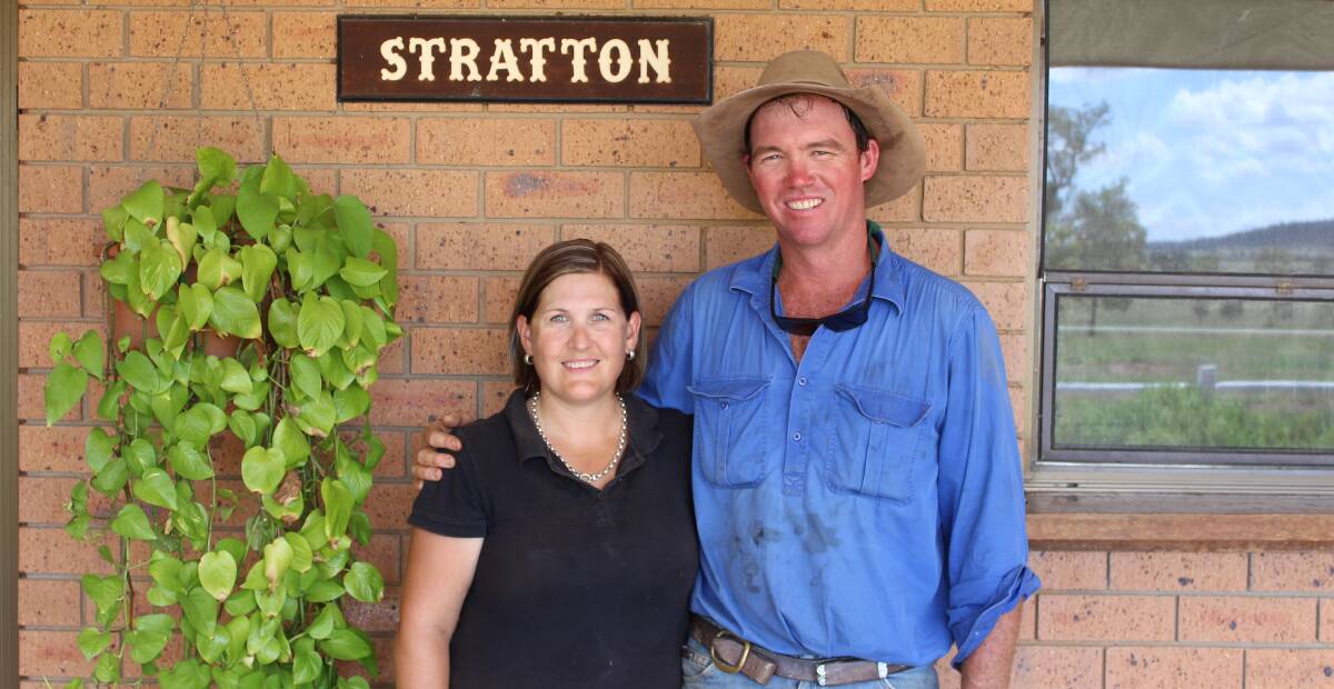 Bill and Kellie McLean’s highly developed Roma district cattle property Stratton will be auctioned on April 18.  