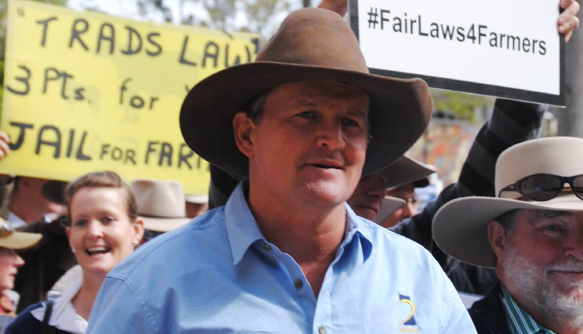 FARMER FURY: AgForce president Grant Maudsley says it is an absolute joke that five hearings into new vegetation management laws have been jammed into just three days next week. 
