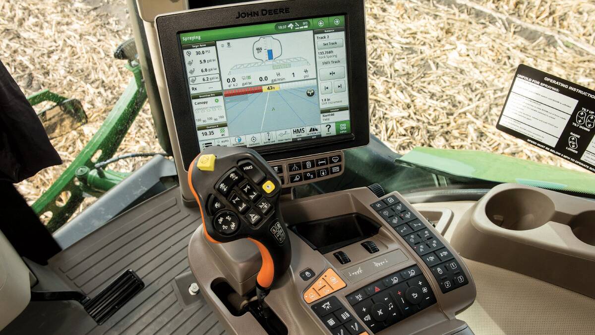 IN CONTROL: John Deere has released the new 4640 Universal Display, offering better data collection and greater choice for monitoring and managing tractor-driven operations.