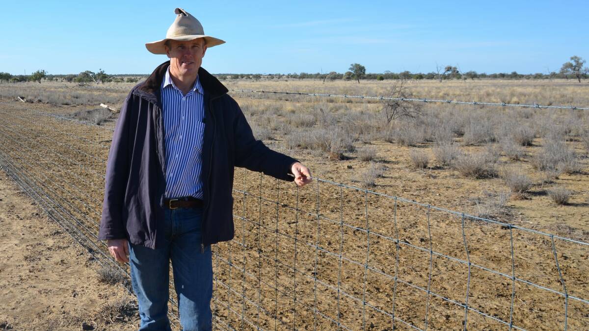 WILD DOGS: David Counsell says without the construction of exclusion fencing his 15,000 hectare Barcaldine property Dunblane would be unviable.
