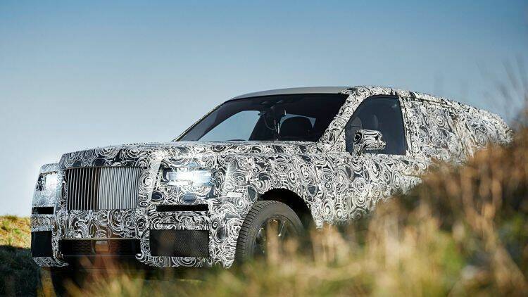 LUXURY MOTORING: Rolls-Royce has released images of the first prototype of its upcoming 4WD wagon.