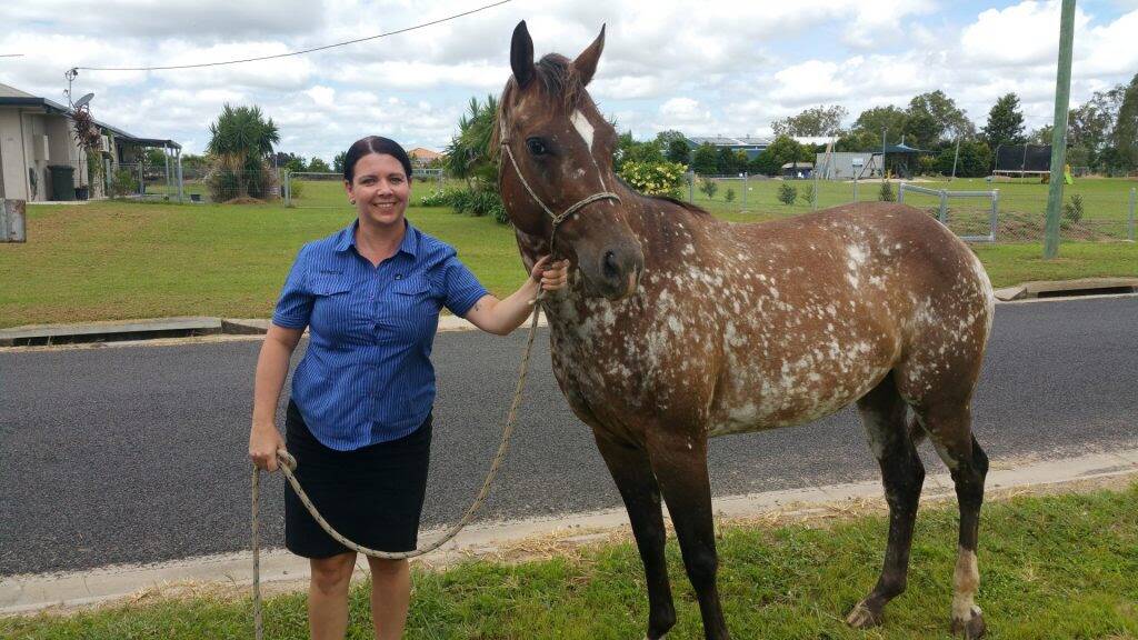 Rebecca Magro was reunited with her stolen horse last week.
