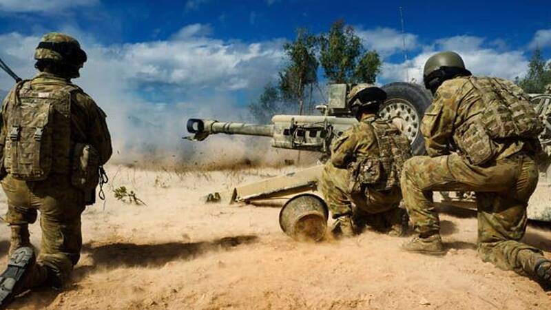 LOADED GUN: Governments are disregarding the importance of maintaining agricultural country for food production according to farmers. Photo - Australian Army.