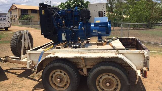 A stolen generator was seized on a property near Burketown.
