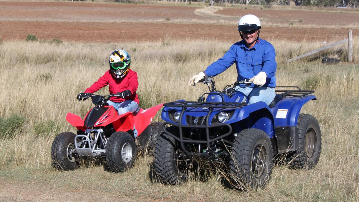 RIDER SAFETY: Farmers are increasingly being offered more choice in how they protect themselves while using quad bikes.