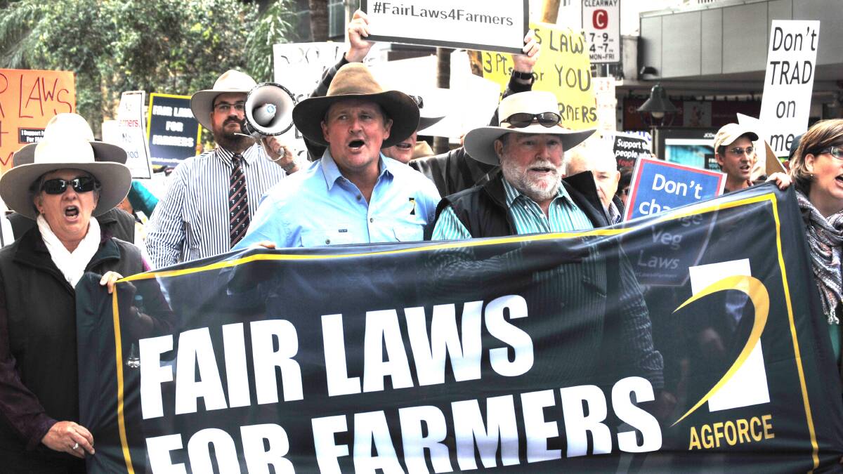 ANTI-FARMER LAWS: Queensland’s Palaszczuk government has delivered its controversial vegetation management laws.