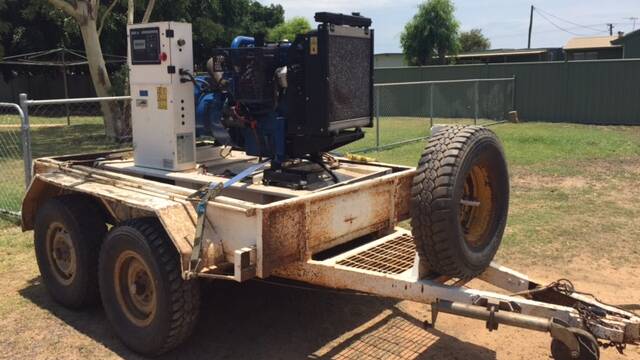 The generator was stolen from Fountain Springs, south west of Cloncurry.