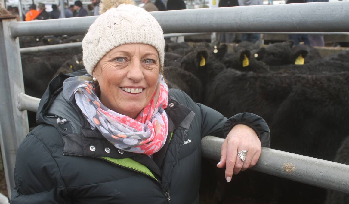 Jenny Jarmain, Ambleside, Ballan, secured a draft of Carngham Station Angus steers to background for Ballarat's February sale.