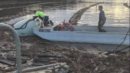 Oyster farmers in Pambula have been hit particularly hard by the floods. Photo: Rebecca Hamilton. 