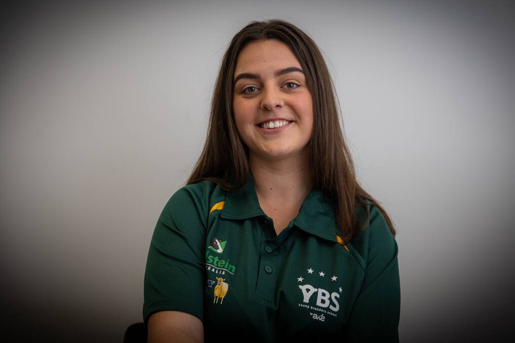 Warrnambool's Kyella McKenna is passionate about getting more youths involved in cow showing. Picture by Eddie Guerrero