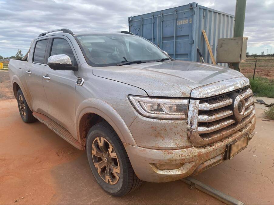 Daryl Byrne from Thargomindah in Queensland sold his Toyota Hilux to buy this GMW Ute. Photo: Daryl Byrne.
