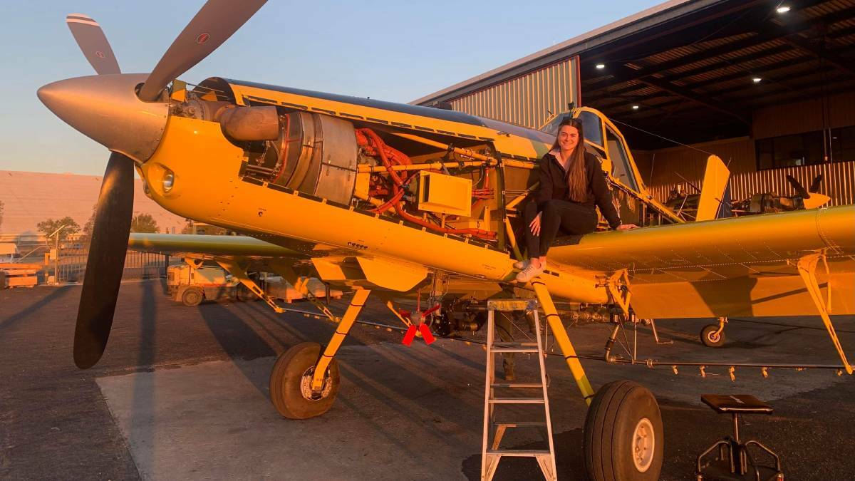 Laura Penfold found her place in the industry after she fell in love with ag aviation. Picture: Kathy Goodhew.