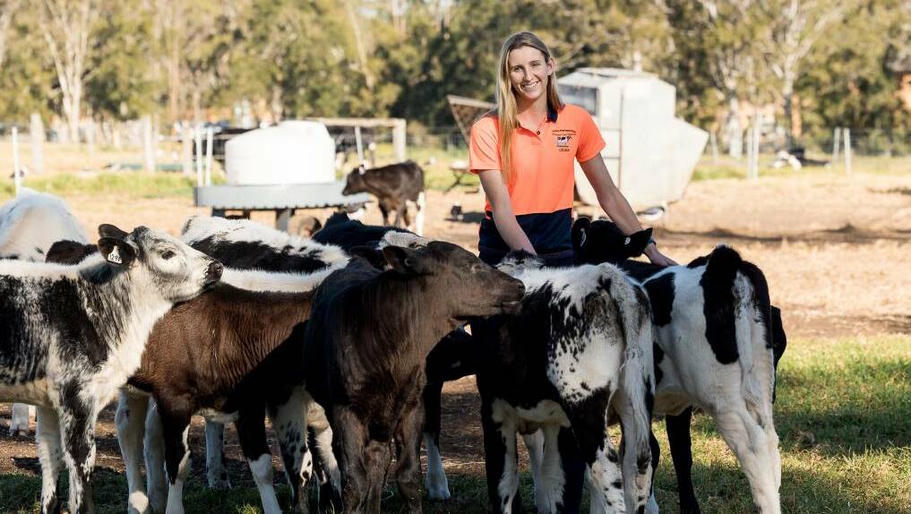 Celina Pellett has effortlessly moved from dancing to dairy and is loving her new career choice. 