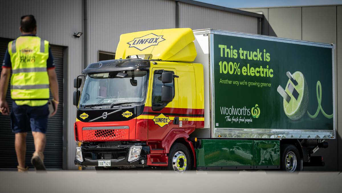 ECTRIC VIBES: Volvo's first refrigerated FL Electric has hit the road, but is only limited to the Melbourne region for now. 