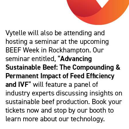 Vytelle will be attending Beef Week in Rockhampton this year. Picture supplied