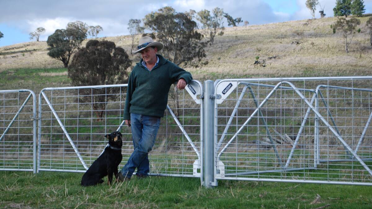 Mr Brown has increased the number of paddocks to better control grazing management.