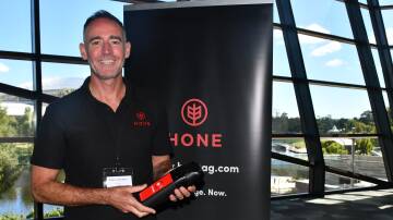 Hone Ag managing director Peter Johnston at the GRDC Grains Research Update in Adelaide. Picture Paula Thompson