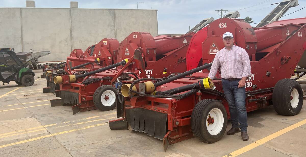 Pickles Auctions national sales manager for agriculture Clay Redmond says prices for used machinery have dropped by about 25pc in the past 12 months. Picture supplied