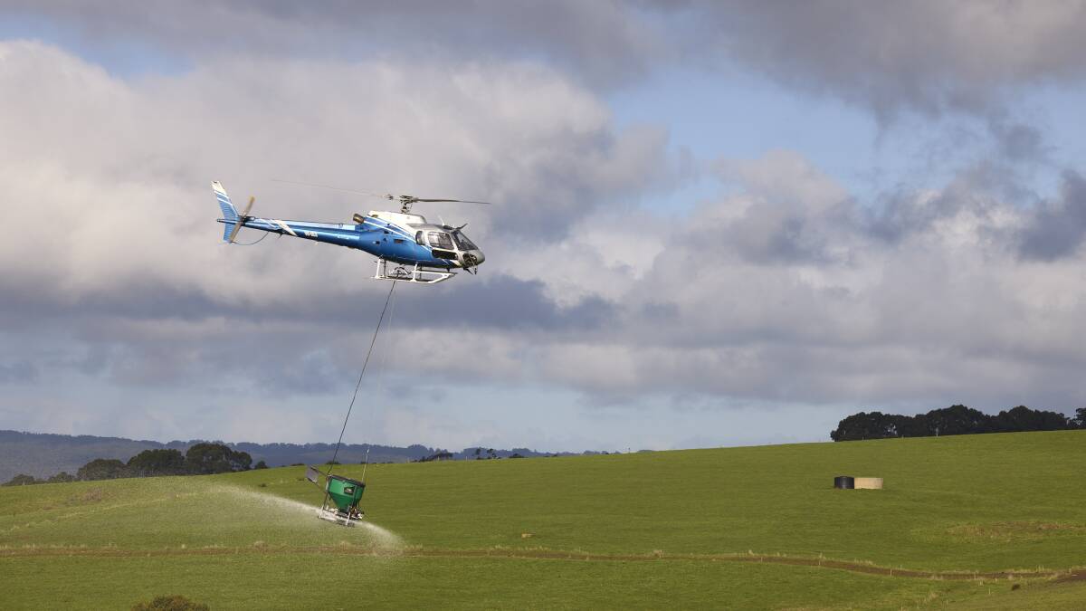 Otway Helicopters operates throughout southwest Victoria. Picture supplied