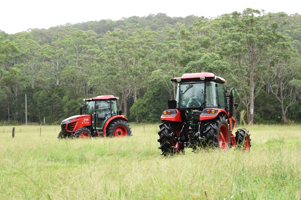 The new TYM T68 and T78 tractors. Picture supplied