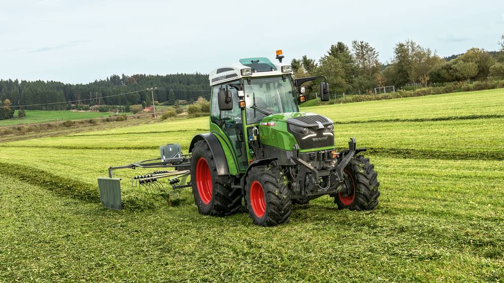 The Fendt e100 Vario is one of the electric drive vehicles available on the world market. Picture supplied
