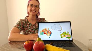Dr Nina Welti is hoping to put together a map of Australian food production. Picture supplied.