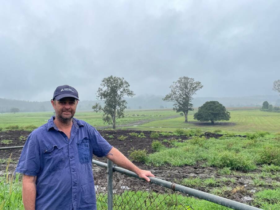 Dairy producer Matt Trace who is a director of Australian Dairy Farmers said he is very concerned infestations of fall armyworm would impact his pasture and crops. Picture: Supplied
