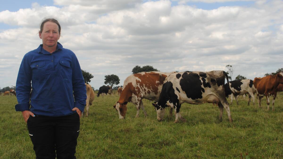 Nambrok dairy farmer Jasmine Freebone said labour shortages on farms have forced some farmers to reduce herd numbers. Picture by Barry Murphy