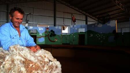Wellington fine wool farmer Tony Inder. Picture by supplied.