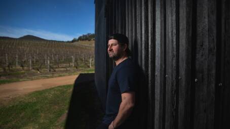 MAN IN DEMAND: Hunter Valley winemaker Usher Tinkler at Pokolbin. Picture: Marina Neil