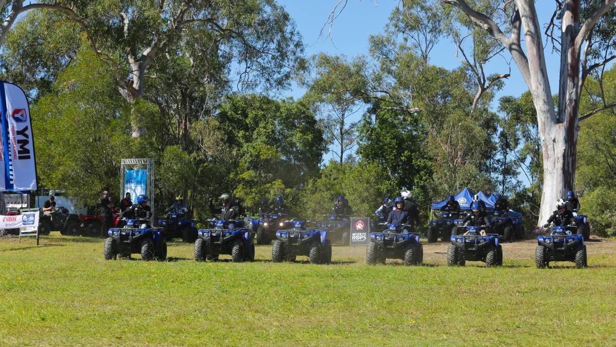 Yamaha ATV safety training at Mount Cotton Queensland