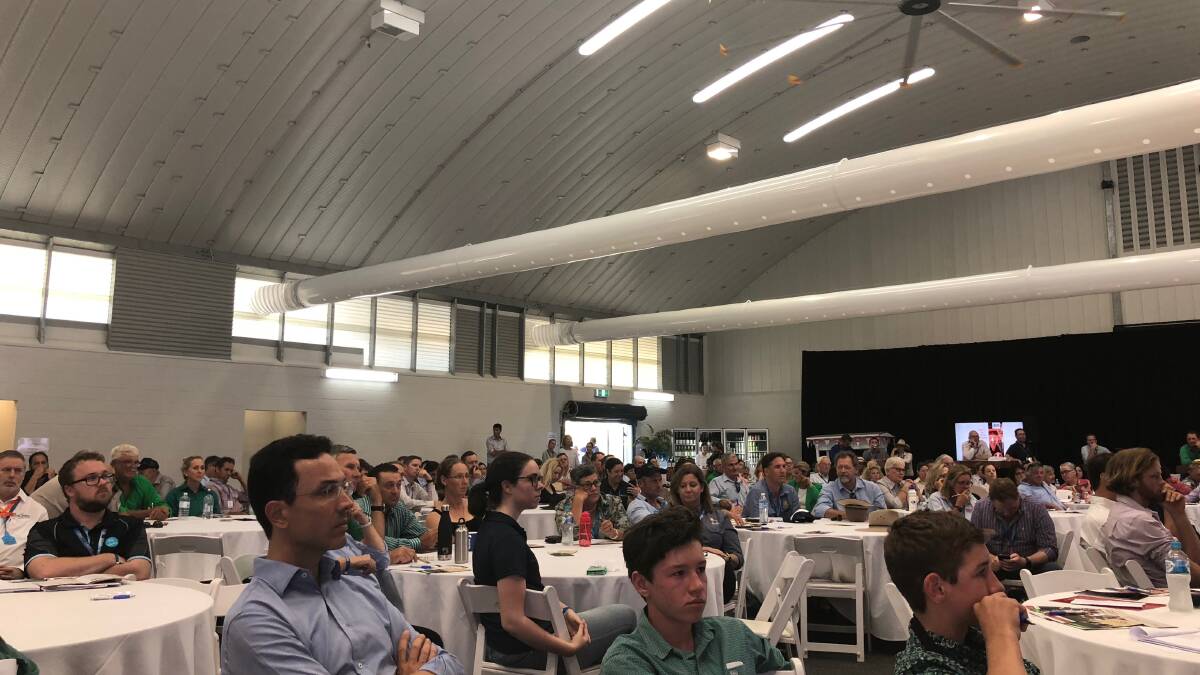PACKED CROWD: The first 'Pitch in the Paddock', held at Beef 2018, Rockhampton, Qld was to a sold out crowd. 
