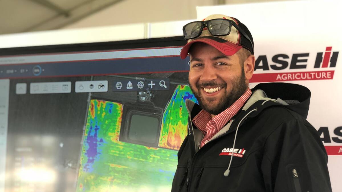 PRECISION SOFTWARE: Andrew Kissel, product manager planting and soil management equipment for Case IH Australia and New Zealand launched the new ClearVU cloud based precision agriculture tool.