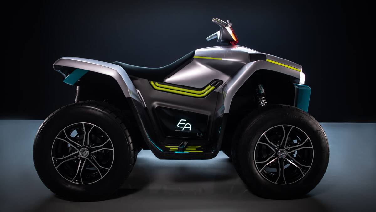 ELECTRIC DREAMS: The CFMoto electric all terrain concept vehicle branded the Evolition A.