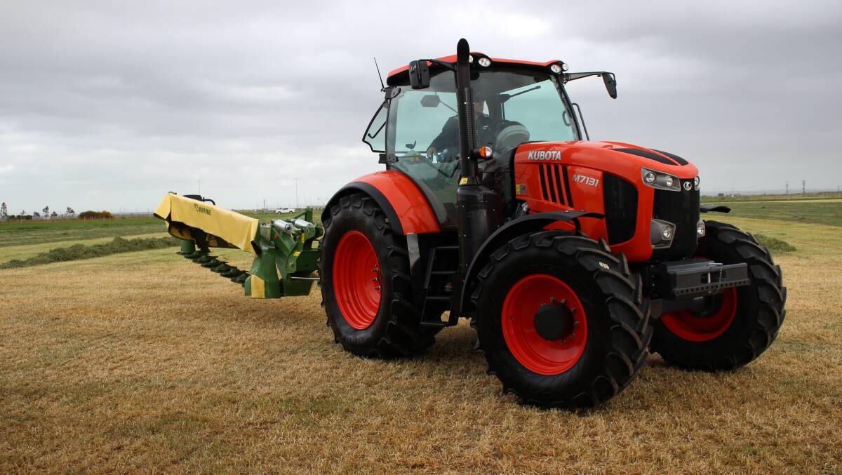 The Kubota M7-1 series are the largest tractor ever manufactured by Kubota