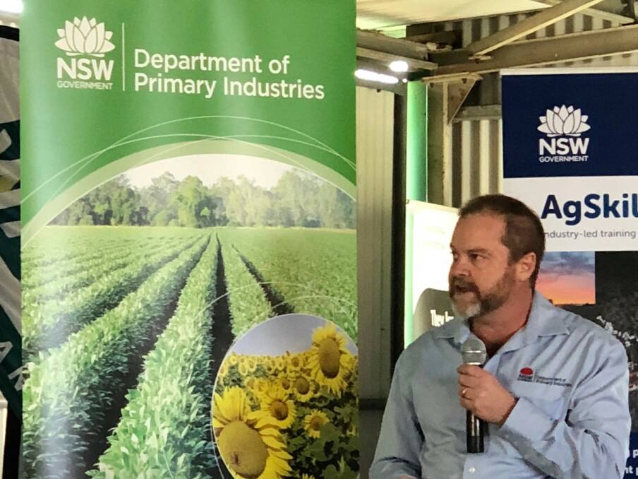 ORDER NOW: Dr Steven Simpfendorfer from the NSW Department of Primary Industries warned NSW and Qld growers to plan their planting seed requirements now.