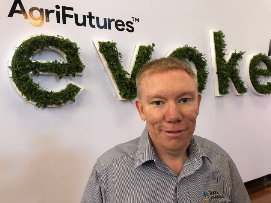 FARMING DATA: Data Farming, managing director, Tim Neale was one of the many agtech enthusiasts who attended the AgriFutures EvokeAg conference.