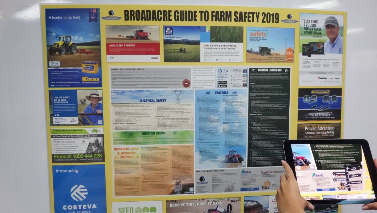 STAY SAFE: The free broadacre and livestock guides to farm safety by Pro-Visual are now available with augmented reality features. 