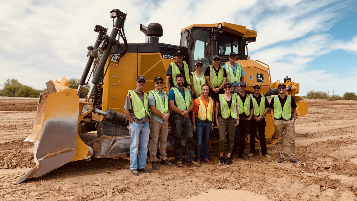 TEAM PLAYERS: Some of the new  RDO Equipment Australian sales, marketing and operations team on site at the John Deere Training Centre in Sacaton, Arizona, USA.