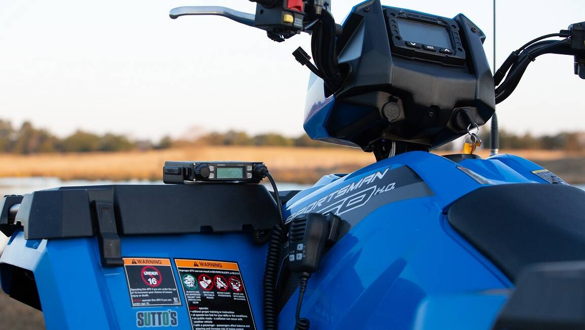 CLEAR COMMUNICATION: The Uniden Xtrak 40 has features designed for quad bike and SSV use. 