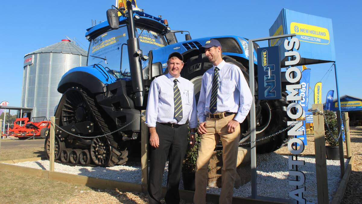 Jeff Saunders and Ben Mitchell New Holland Agriculture