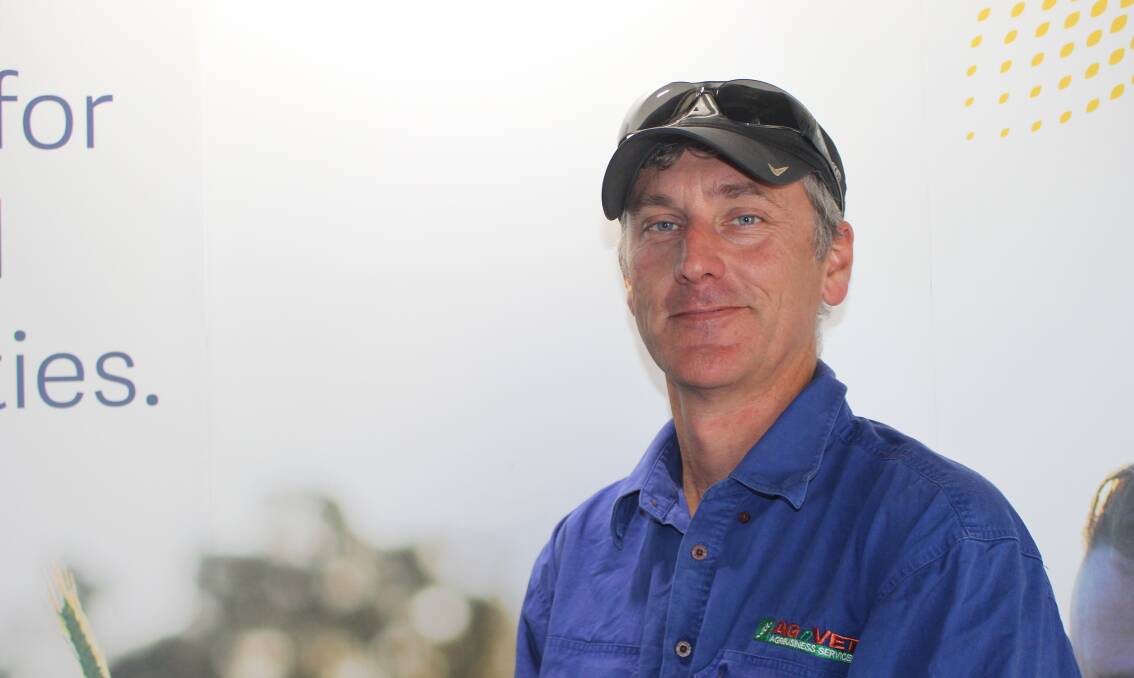 Shane Kable, senior agronomist, AgnVet Agribusiness Services, Wee Waa NSW, took advantage of a slow start to cotton season bv attending the IA Watson Grain Research Centre, Plant Breeding Institute field day at Narrabri.