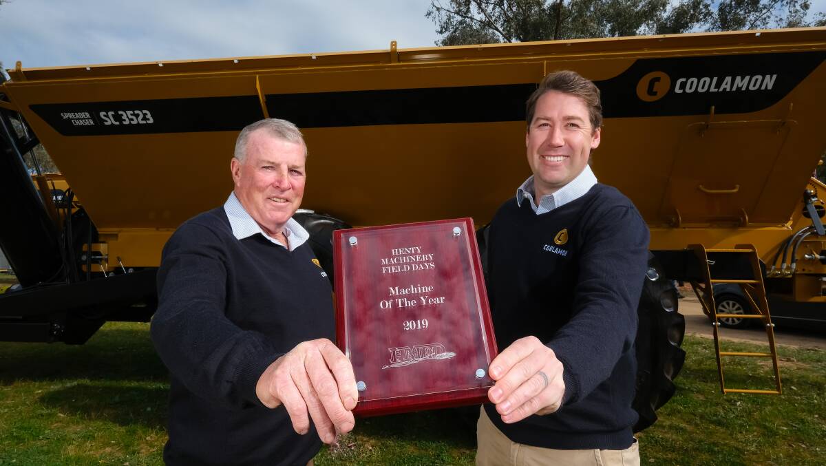 TEAM WIN: Bruce Hutcheon will head up a new look team at RFM Ag, including general manager Heath Hutcheon, continuing to provide retrofit no-till sowing technology from Coolamon NSW.