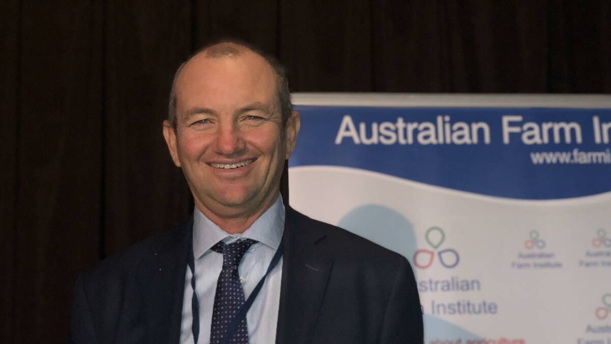 FARMER AND FUTURIST: David Brownhill said technology developers need to focus on farm solutions at the AFI Digital Farmers 2018 conference.