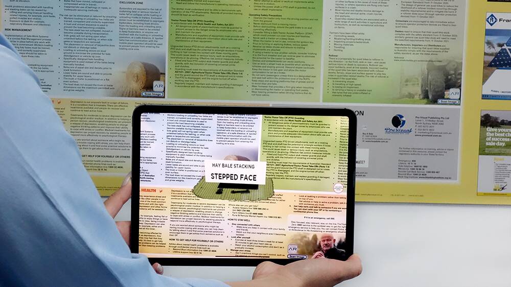 STAY SAFE: Pro-Visual have launched its 2020 farm safety guides. With digital interactivity further resources can also be accessed including videos and PDF files. 