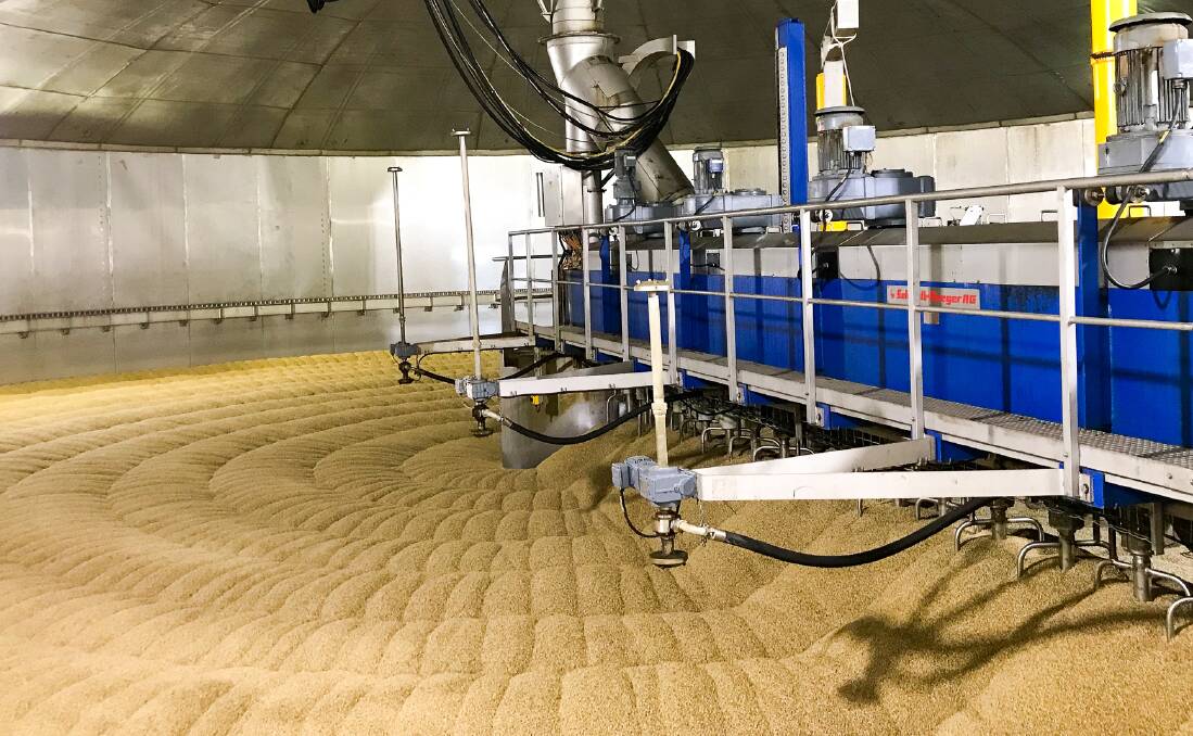 United Malt Group barley processing at its Barrett Burston malt house at Pinkenba in Brisbane. Photo supplied.